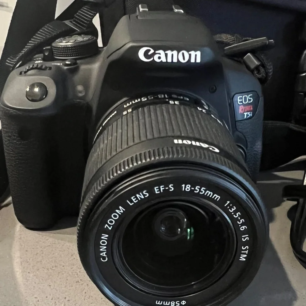 NOT AVAILABLE Canon EOS Rebel T5 DSLR Camera with 18-55mm Lens $700 value